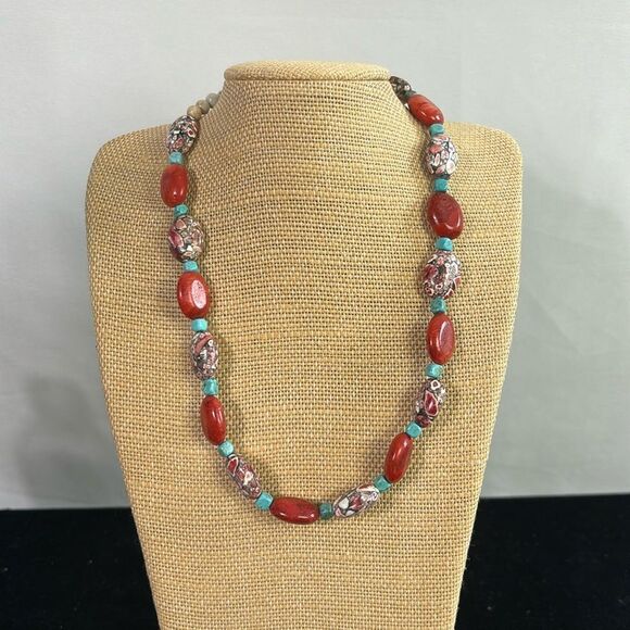 Multi Colored Stone Choker - Picture 1 of 5
